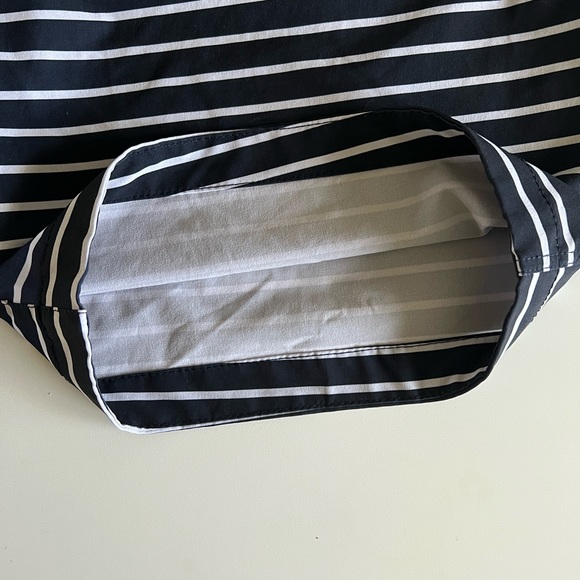 Abercrombie & Fitch Navy & White Nautical Striped Swim Trunks NWOT 33 - Picture 7 of 12